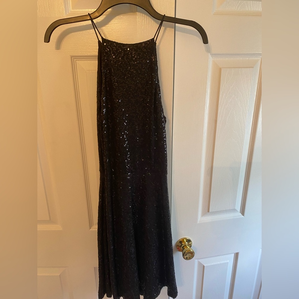 Navy sparkly dress